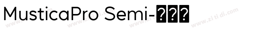 MusticaPro Semi字体转换 MusticaPro Semi字体转换